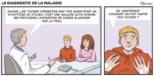 bande dessinee vitiligo et nous extrait maxime