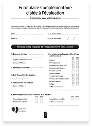 formulaire complementaire d'aide à l'evaluation 1